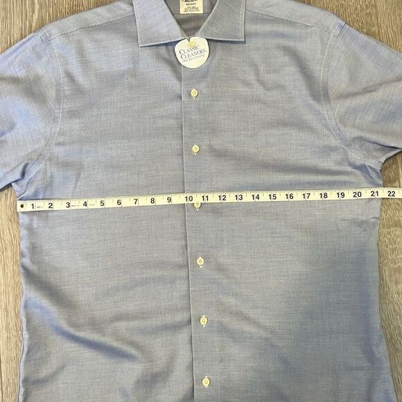 Brooks Brothers Men’s Blue Regent Button Down Dress Shirt 15.5 35 100% Cotton - Picture 7 of 8